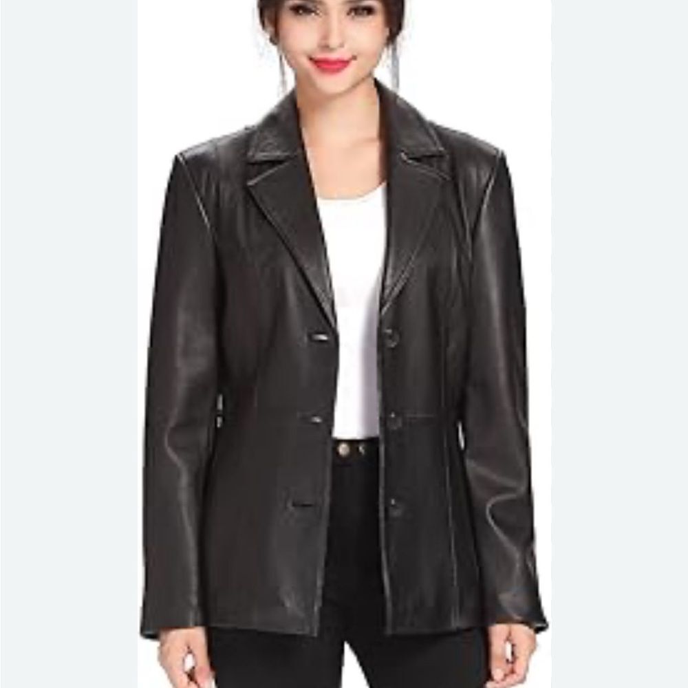 Worthington Blazer Jacket Leather